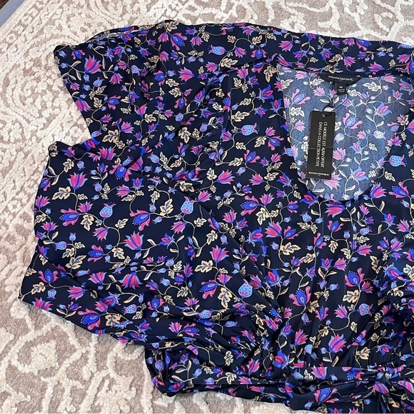 NWT Banana Republic Balloon Sleeve Tie Waist Floral Dress - Picture 10 of 14